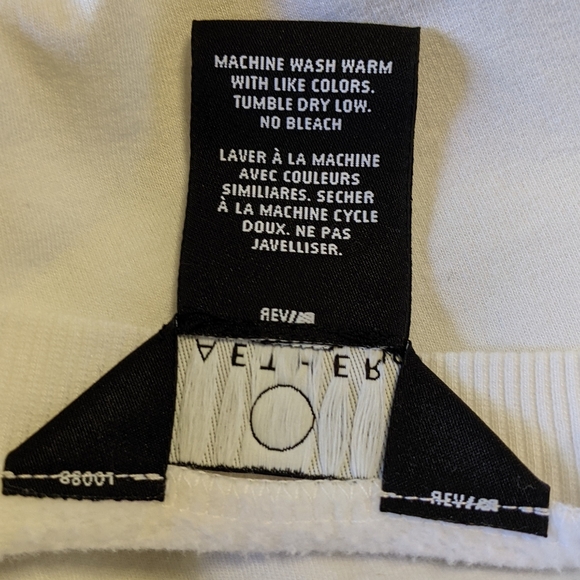 Aether women's white pullover sweatshirt Size 4 - Picture 6 of 6